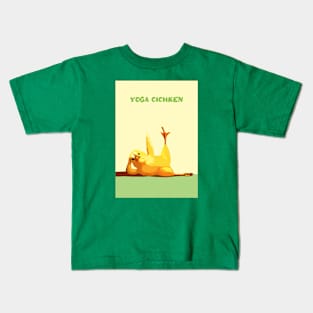 Yoga Cichken Kids T-Shirt